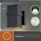 Vaxcel Lavage Aluminum 1 Light Black Contemporary Dark Sky Outdoor Wall Lamp T0660 - alternate 7
